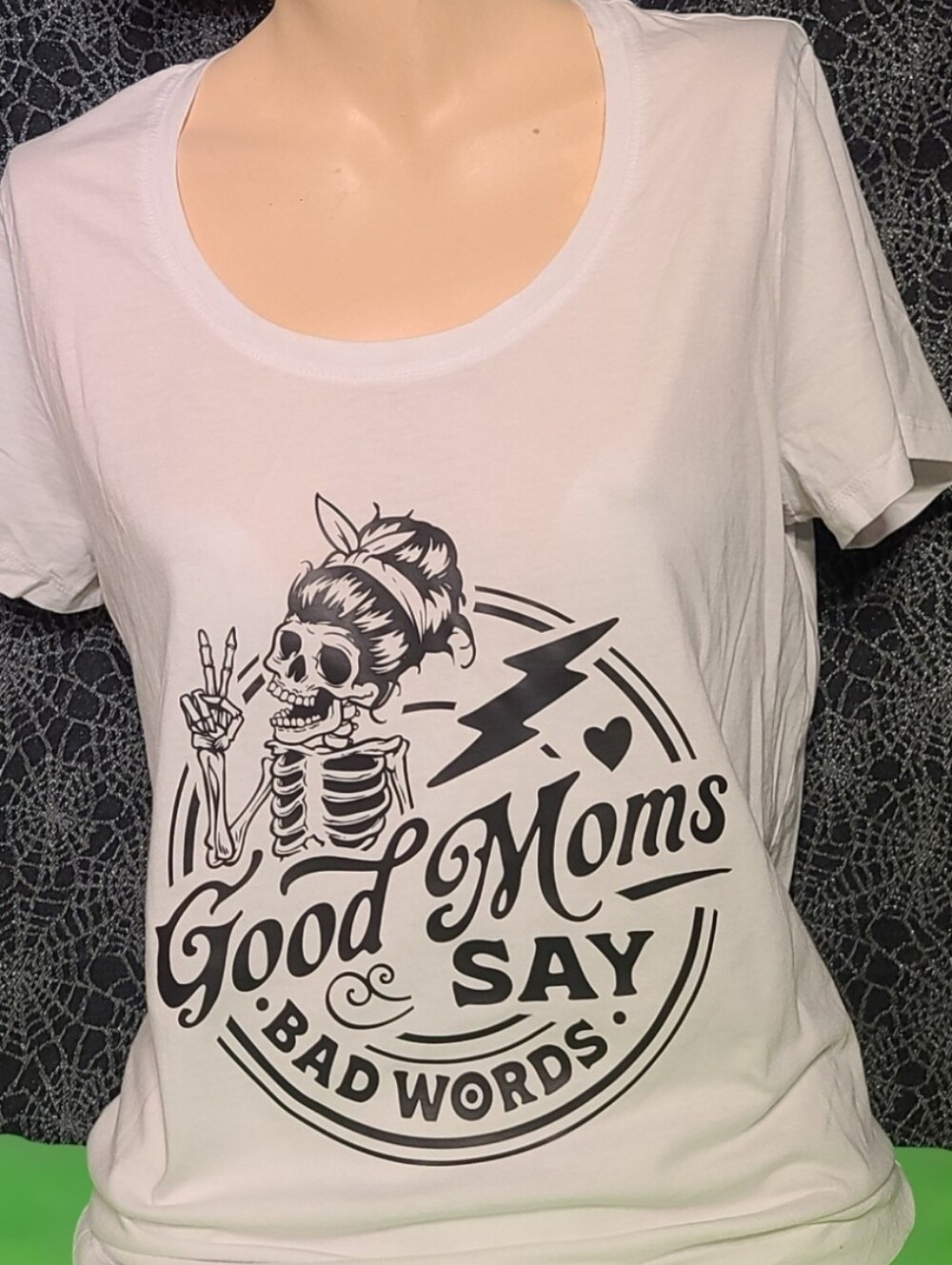 Custom "Good Moms Say Bad Words" Tee L